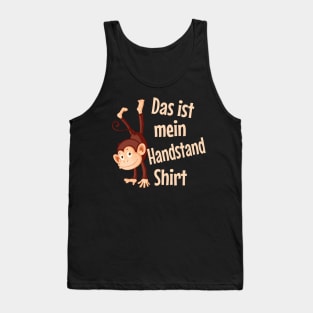 Handstand Akrobatik Affe Kinder Turnen Tank Top